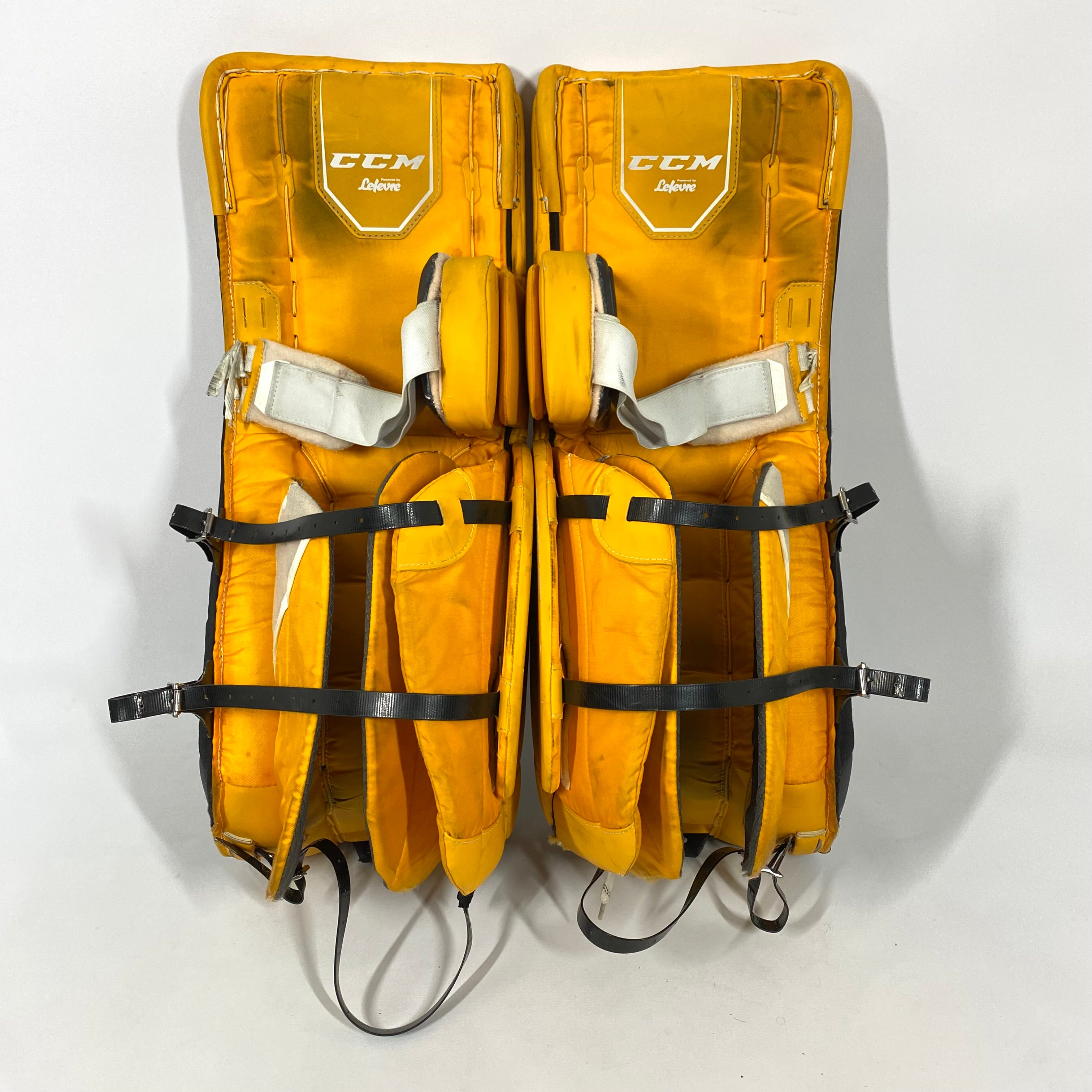CCM Extreme Flex IV - Ensemble complet de gardien de but Pro Stock d'occasion (noir/jaune)